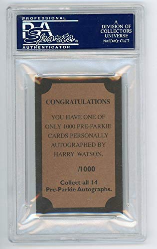 Harry Watson Autographed Pre-Parkie Card /1000 - PSA/DNA - 757 Sports Collectibles