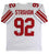 Michael Strahan Authentic Signed White Pro Style Jersey BAS Witnessed - 757 Sports Collectibles