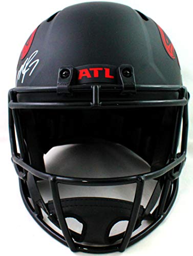 Michael Vick Autographed Atlanta Falcons F/S Eclipse Speed Helmet - JSA WWhite - 757 Sports Collectibles