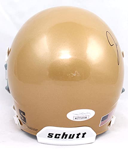 Jack Coan Autographed Notre Dame Schutt Mini Helmet-JSA W Black - 757 Sports Collectibles