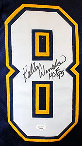 Kellen Winslow Autographed Blue Pro Style Jersey w/HOF - JSA W Auth 8 - 757 Sports Collectibles