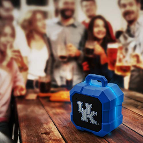 NCAA Kentucky Wildcats Shockbox LED Wireless Bluetooth Speaker, Team Color - 757 Sports Collectibles