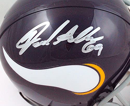 Jared Allen Autographed Minnesota Vikings 61-79 Mini Helmet- Beckett Silver - 757 Sports Collectibles