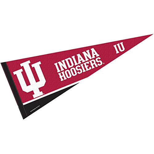 College Flags & Banners Co. Indiana IU Hoosiers Pennant Full Size Felt