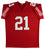 Frank Gore Authentic Signed Red Pro Style Jersey Autographed BAS Witnessed - 757 Sports Collectibles