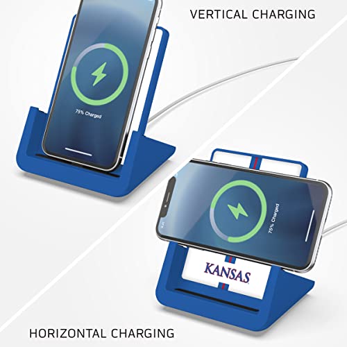 SOAR NCAA Wireless Charging Stand V.4, Kansas Jayhawks - 757 Sports Collectibles