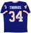 Thurman Thomas Authentic Signed Blue Pro Style Jersey Autographed BAS Witness - 757 Sports Collectibles