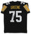 Joe Greene"HOF 87" Authentic Signed Black Pro Style Jersey BAS Witnessed - 757 Sports Collectibles