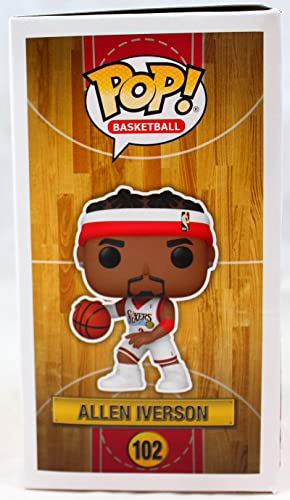 Allen Iverson Autographed Funko Pop Figurine #102-Beckett W Hologram White - 757 Sports Collectibles