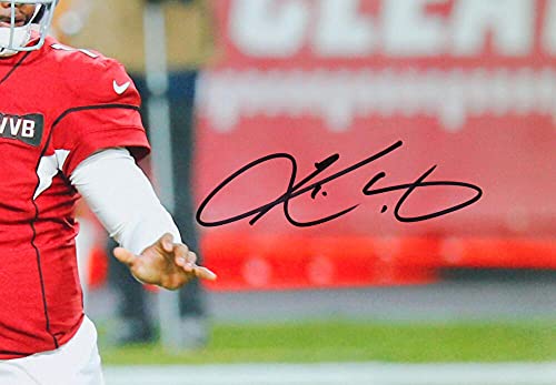 Kyler Murray Autographed Arizona Cardinals Eagle Eye Yellow Cleats 16x20 Photo- Beckett W Black - 757 Sports Collectibles