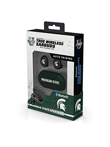 NCAA Michigan State Spartans True Wireless Earbuds, Team Color - 757 Sports Collectibles