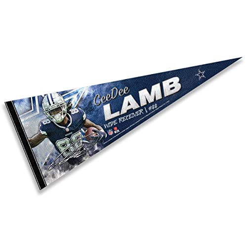 WinCraft Dallas Cowboys Lamb Pennant Banner Flag - 757 Sports Collectibles