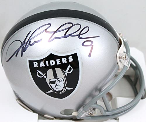 Shane Lechler Autographed Oakland Raiders Mini Helmet-Beckett W hologram - 757 Sports Collectibles