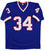 Thurman Thomas Authentic Signed Blue Pro Style Jersey Autographed BAS Witness - 757 Sports Collectibles