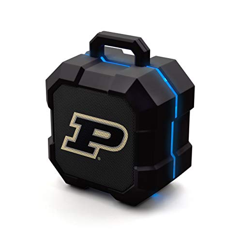 NCAA Purdue Boilermakers Shockbox LED Wireless Bluetooth Speaker, Team Color - 757 Sports Collectibles