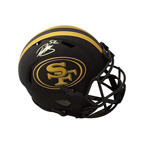 Patrick Willis Autographed San Francisco Eclipse Replica Full-Size Football Helmet - BAS (Gold Ink) - 757 Sports Collectibles