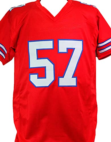 AJ Epenesa Autographed Red Pro Style Jersey w/Bills Mafia- Beckett W Black - 757 Sports Collectibles