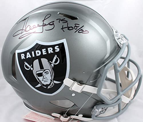 Howie Long Autographed Oakland Raiders Speed Mini Helmet-Beckett W Hologram