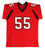 Derrick Brooks Authentic Signed Red Pro Style Jersey Autographed BAS Witnessed - 757 Sports Collectibles