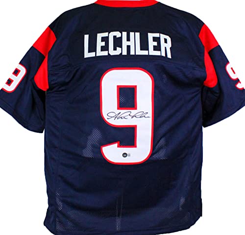 Shane Lechler Autographed Blue Pro Style Jersey- Beckett W Hologram Black - 757 Sports Collectibles