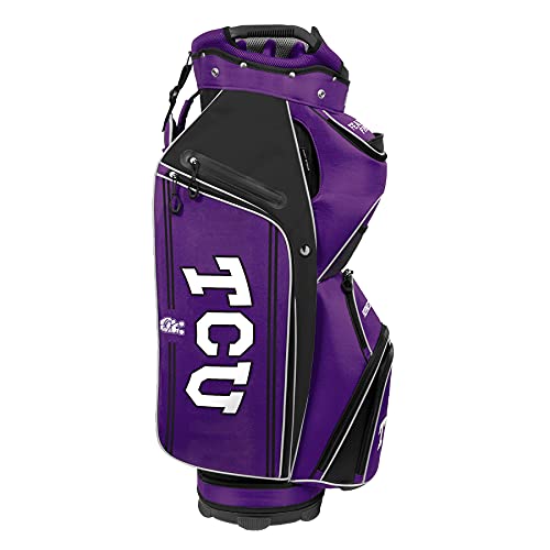 Texas Christian Horned Frogs Bucket III Cooler Cart Golf Bag - 757 Sports Collectibles