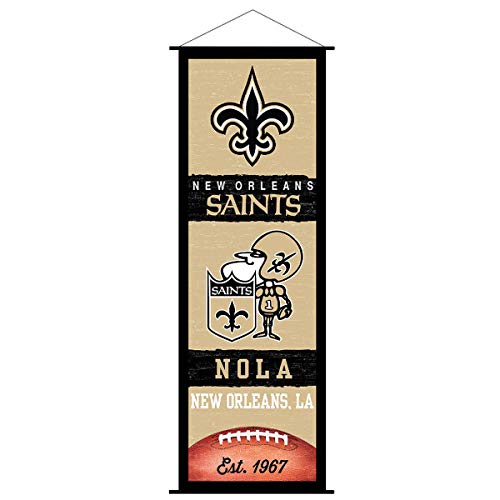 New Orleans Saints Banner and Scroll Sign - 757 Sports Collectibles