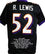 Ray Lewis Autographed Black Pro Style STAT2 Jersey - Beckett W Auth 2 - 757 Sports Collectibles