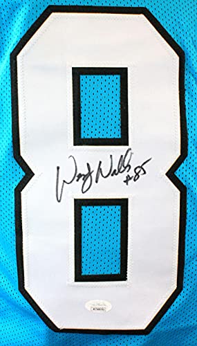 Wesley Walls Autographed Blue Pro Style Jersey- JSA Witnessed Auth Black - 757 Sports Collectibles