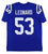 Darius Leonard Authentic Signed Blue Pro Style Jersey Autographed BAS Witnessed - 757 Sports Collectibles