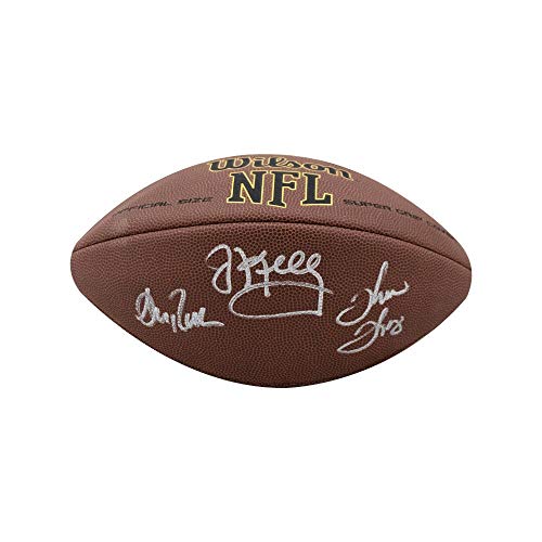 Jim Kelly Andre Reed Thurman Thomas Autographed Wilson Football - BAS COA - 757 Sports Collectibles