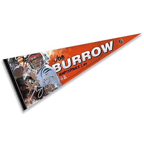 Cincinnati Bengals Burrow Pennant Banner Flag - 757 Sports Collectibles