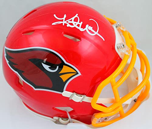 Kurt Warner Autographed Cardinals Flash Speed Mini Helmet-Beckett W Hologram White - 757 Sports Collectibles