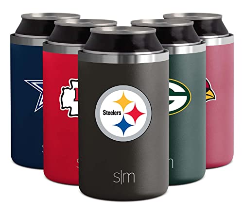 Simple Modern Officially Licensed NFL Pittsburgh Steelers Gifts for Men,  Women, Dads, Fathers Day  Insulated Ranger Can Cooler for Standard 12oz  Cans - Beer, Seltzer, and Soda : : Home & Kitchen