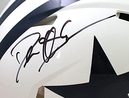 Deion Sanders Autographed Dallas Cowboys Authentic Speed 60-63 F/S Helmet- Beckett W Black - 757 Sports Collectibles