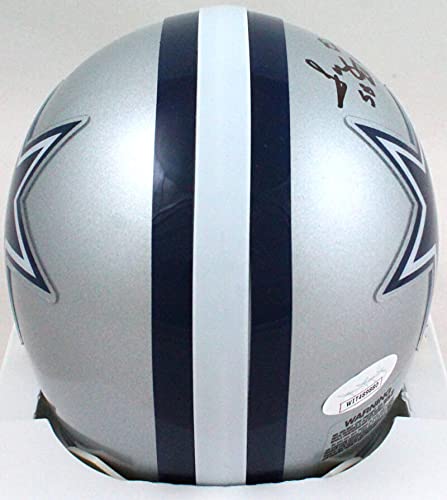 Tony Hill Autographed Dallas Cowboys Mini Helmet W/SB Champs- JSA W Authenticated - 757 Sports Collectibles