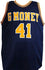 Glen Rice Autographed Blue Jersey W/Insc- Beckett Black - 757 Sports Collectibles