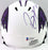 Ray Lewis Autographed Baltimore Ravens Lunar Mini Helmet- Beckett W Silver - 757 Sports Collectibles