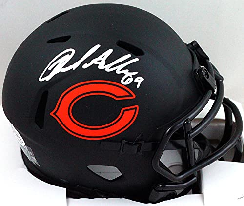 Jared Allen Autographed Chicago Bears Eclipse Mini Helmet- Beckett Silver - 757 Sports Collectibles