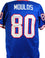 Eric Moulds Autographed Blue Pro Style Jersey W/Insc- Beckett W Black - 757 Sports Collectibles