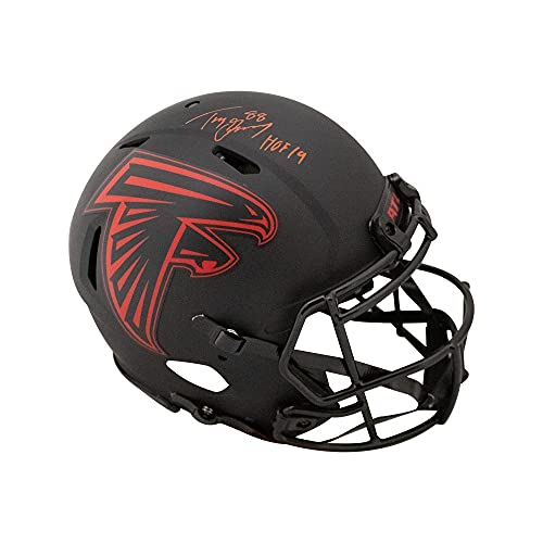 Tony Gonzalez HOF Autographed Falcons Eclipse Authentic Full-Size Football Helmet - BAS COA - 757 Sports Collectibles