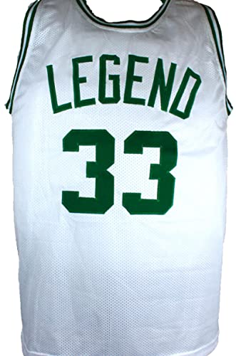 Larry Bird Autographed White Pro Basketball Jersey-Beckett W Hologram Silver - 757 Sports Collectibles