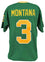 Notre Dame Joe Montana Authentic Signed Green Jersey BAS - 757 Sports Collectibles