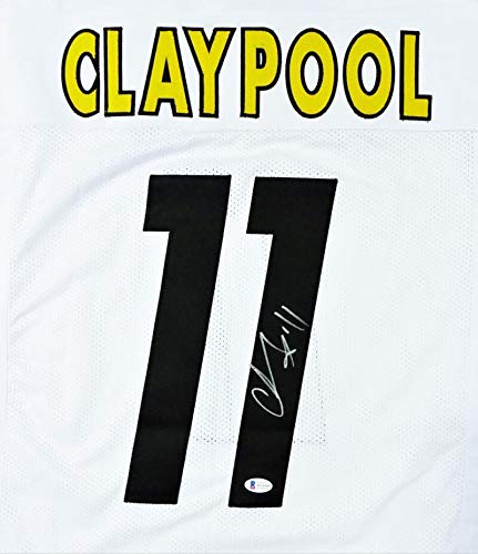 Chase Claypool Autographed White Pro Style Jersey- Beckett W Silver R1 - 757 Sports Collectibles