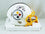 Chase Claypool Autographed Pittsburgh Steelers Flat White Mini Helmet - Beckett W Auth Black - 757 Sports Collectibles