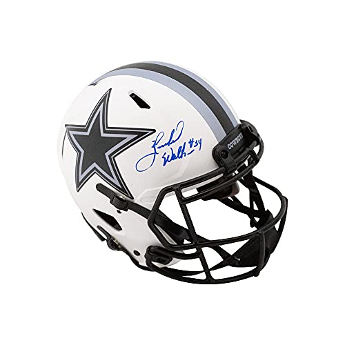 Herschel Walker Autographed Cowboys Lunar Eclipse Authentic Full-Size Football Helmet - BAS COA - 757 Sports Collectibles