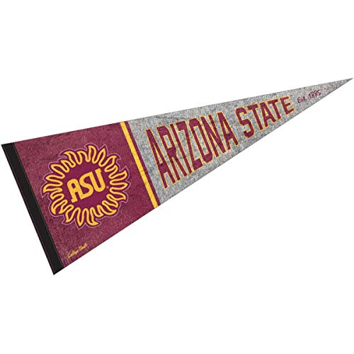 Arizona State Sun Devils Pennant Throwback Vintage Banner - 757 Sports Collectibles