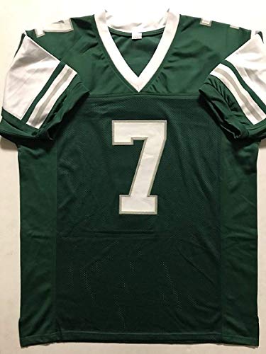 Autographed/Signed Ron Jaworski Philadelphia Green Football Jersey JSA COA - 757 Sports Collectibles