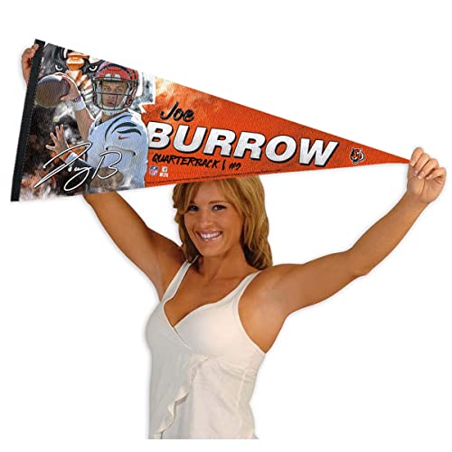 Cincinnati Bengals Burrow Pennant Banner Flag - 757 Sports Collectibles