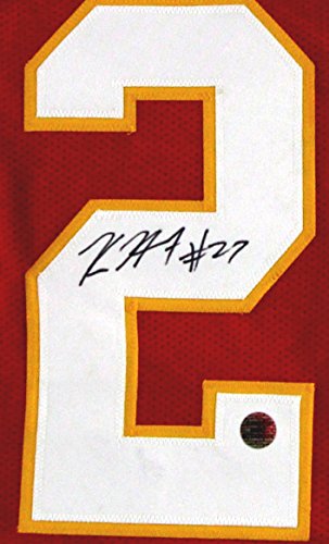 Kareem Hunt Autographed/Signed Kansas City Chiefs Custom Red Jersey - 757 Sports Collectibles