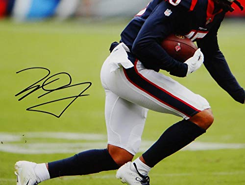 Will Fuller Autographed Texans 16x20 Close Up W/Ball PF Photo- JSA W Auth Black - 757 Sports Collectibles